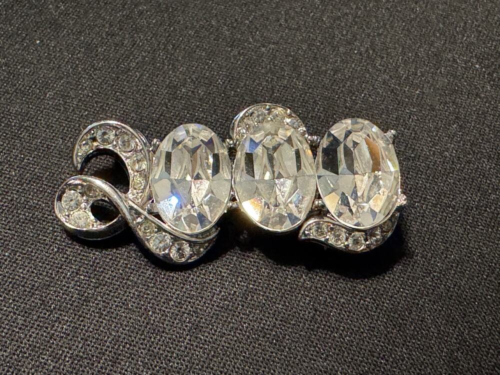 Vintage Joan Rivers Millenium 2k Rhinestone Brooch